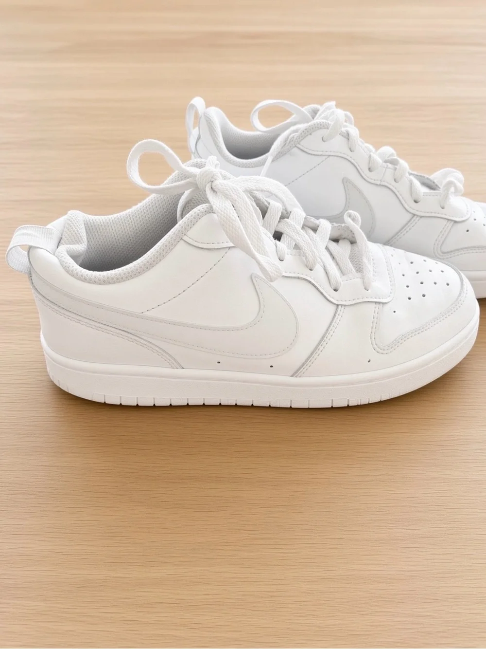 Nike Court Borough Low White Sneakers Women’s Size 7